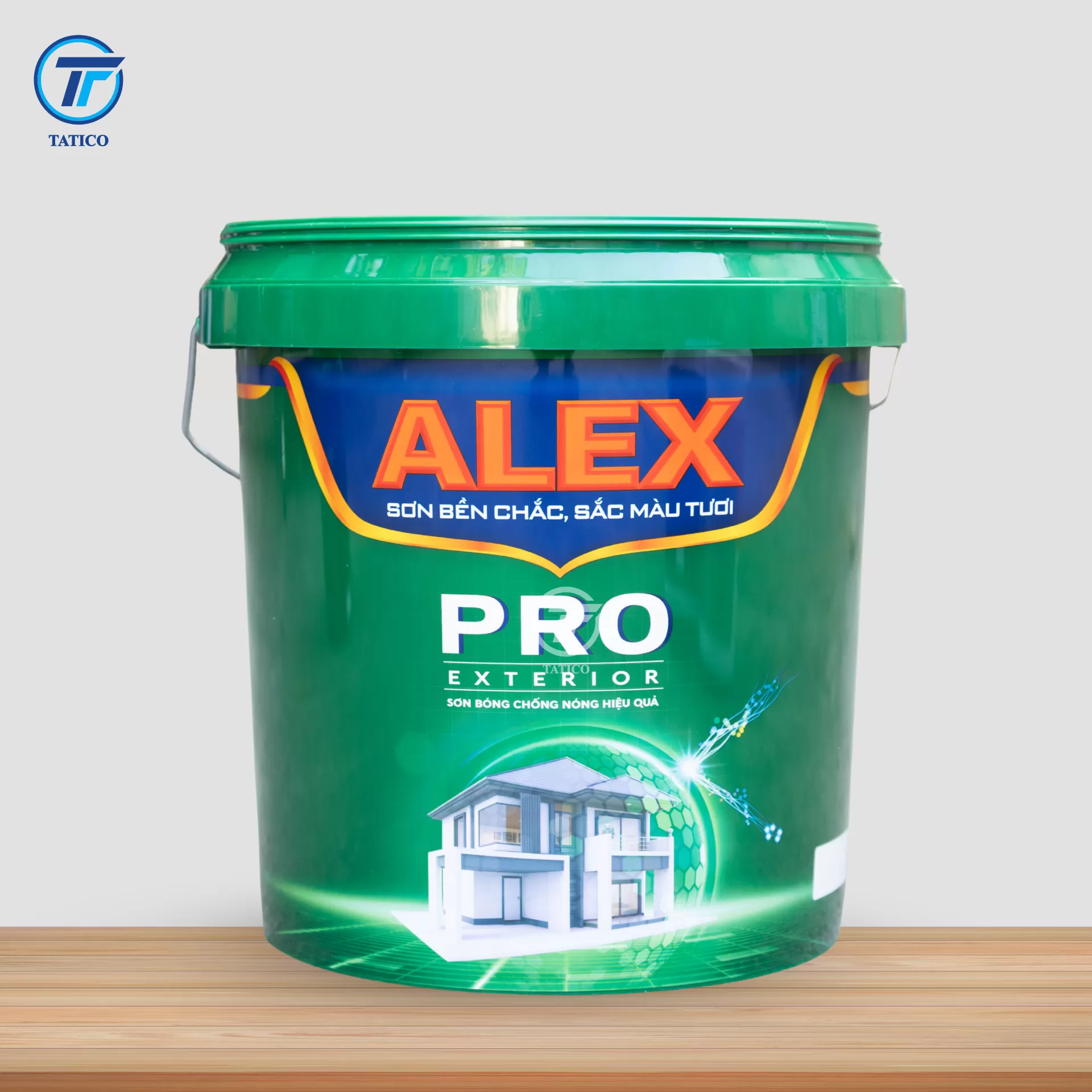 Thùng sơn 18L - đối tác: sơn Tuylips, Alex